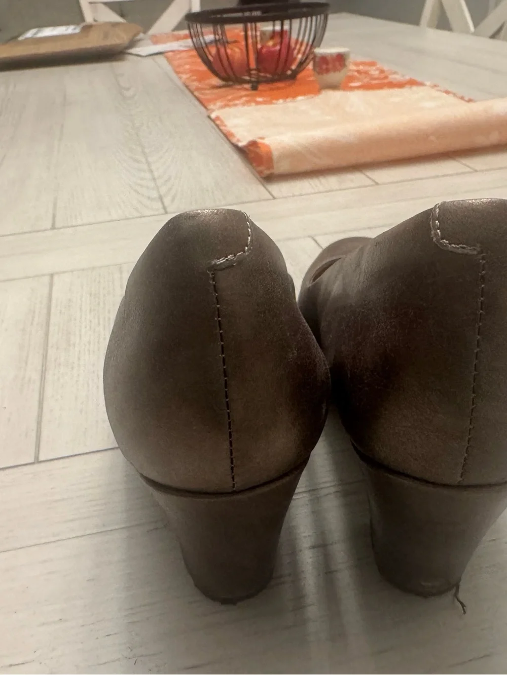 Sofft Metallic Bronze Round-Toe Women’s Heels